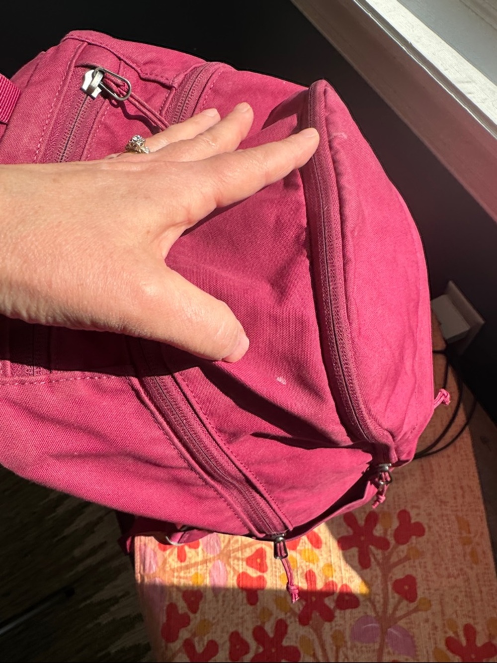 Fjallraven Raven 20 liter plum pink backpack - Picture 8 of 12